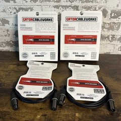 NEW – Gator Cableworks Composer XLR Cable Lot 2x20ft 2x6ft M-F