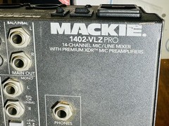 Mackie 1402-VLZ Pro 14-Channel Audio Mixer XDR Mic Preamps Phantom Powers On