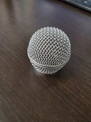 Unbranded Microphone Chrome Crush Proof Grille, Fits Shure SM58
