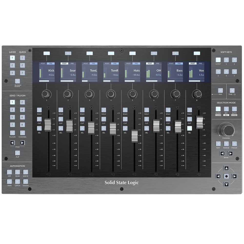 SSL UF8 Advanced DAW Controller w/ 8 Touch Sensitive Faders