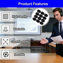 Coeweule 12 Pack Microphone Covers Foam, Noise Reduction Mic Cover, for…