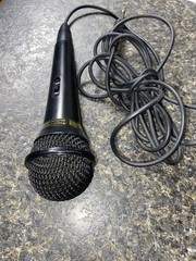Pioneer Wired Handheld Stand-Held Microphone On/Off Switch Black 6.35mm TS