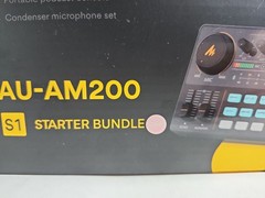 Maono AM200-S1 MaonoCaster Sound Card Microphone Kit For PC Phone Streaming pink