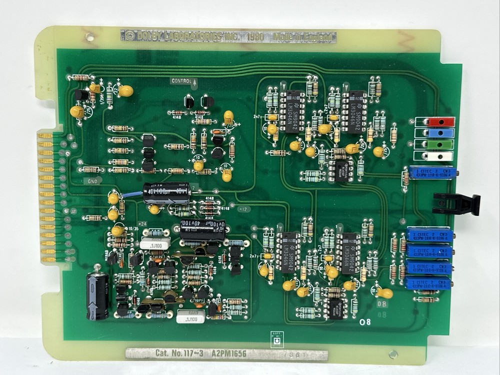 Remote Fader Card Module CAT No.117-3. dolby laboratories inc systems a2pm1656