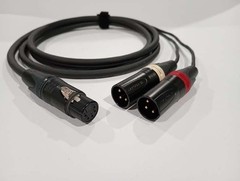 ESH Audio – 5 pin XLR (female) to 2 x 3 pin XLR (male) – Mogami 2930 – Neutrik