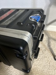 SKB 6U Molded Audio Rack Case – Black