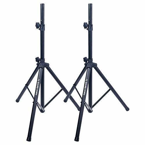 Sound Town 2-Pack Tripod Speaker Stand w/ Adjustable Height Black STSD-71B-PAIR