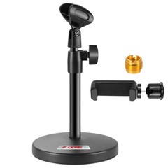5Core 3n1 Mic Stand Desk Adjustable Table Microphone Stands w Mic Clip