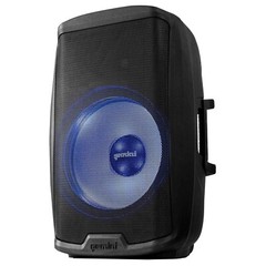 Gemini AS-2115BT-LT-PK 15″ LED Party Light DJ PA Speaker w Stand & Microphone