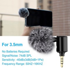 Smartphone Microphone Plastic Metal 90 Degree Adjustable Noise Reduction