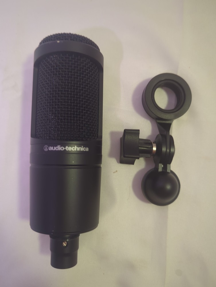 Audio-Technica AT2020 P48 Cardioid Condenser Studio XLR Microphone As-Is