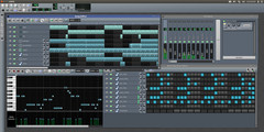 Pro Music Production Software Beat Maker MultiTrack Audio Editor Mixing DAW