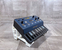 30º Stand for Behringer JT-4000 Micro Synthesizer – color WHITE – Made in USA