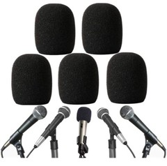 5 Pack Microphone Cover Windscreen for Shure PGA58, SM58, Beta 58A Microphones