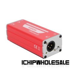 2PCS SD201 48V Phantom Powered Active Direct DI Box for Professional Stages