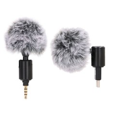Smartphone Microphone Plastic Metal 90 Degree Adjustable Noise Reduction
