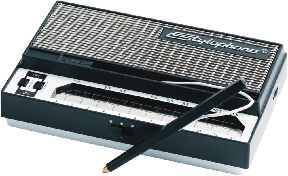 Stylophone The Original Pocket Electronic Synthesizer H6, W12, D22 cm, Silver