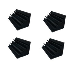 4 PACK 10″x5″x5″ Acoustic Foam Bass Trap Studio Soundproofing Corner Wall
