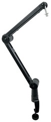 Rockville RG30 ROGAN STAND 30″ Pro Boom Arm Mic Stand w/ Fixed Mount+Desk Stand