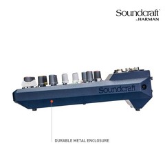 Soundcraft Notepad-8FX Professional USB Audio Interface 8-channel mixer, Blue