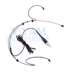 Dual Headset mic Yam Black Headworn MIC for SONY WRT-805, UTX-B1 B03, UWP Series