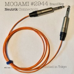1–30 ft Mogami 2944 console cable Orange | Choose Neutrik XLR/TRS | Bulk Ready