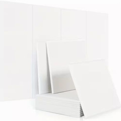 0.4 In. X 9 In. X 9 In. Fabric Square Self-Adhesive Sound Absorbing Acoustic Pan