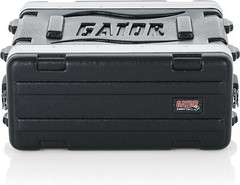 Gator Molded 4U Rack Case with Heavy Duty Latches; Shallow 14.25″ depth (GR-4S)