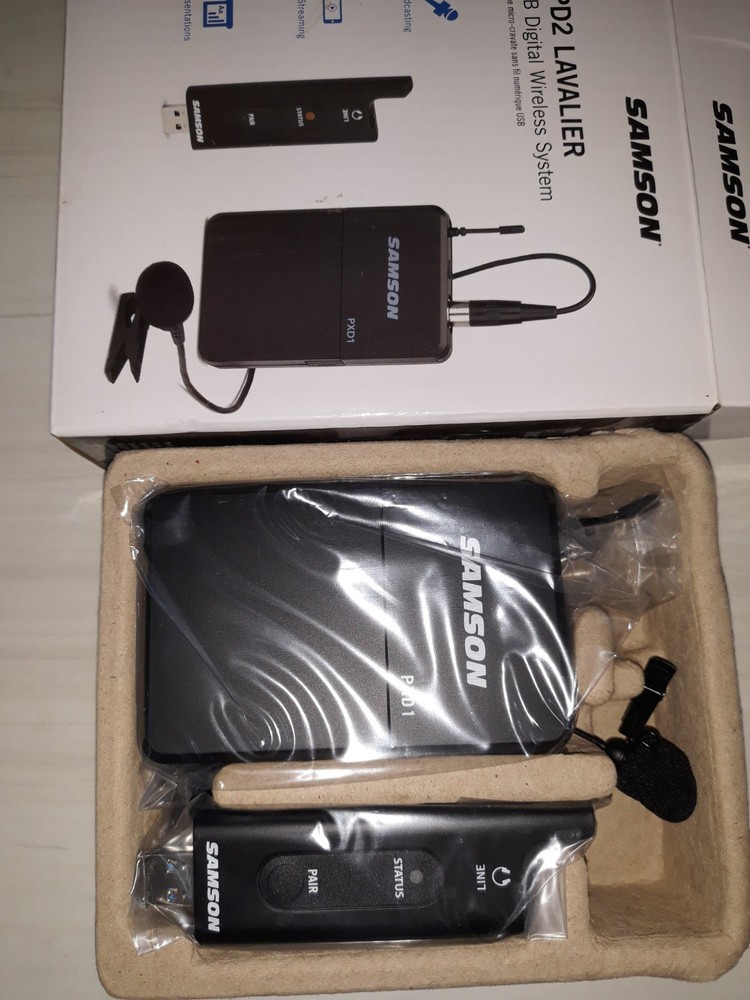 NEW Samson XPD2 Lavalier USB Digital Wireless System SWXPD2BLM8
