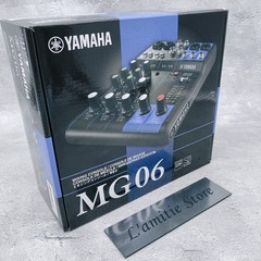 YAMAHA MG06 6 Channel Mixing Console 2 Mic 6 Line Inputs Mixer Effects JP Black