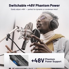 Plug on UHF 900MHz XLR Wireless Microphone Adapter, XLR Wireless Audio Transm…