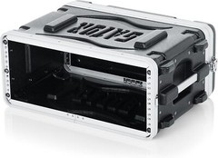Gator Molded 4U Rack Case with Heavy Duty Latches; Shallow 14.25″ depth (GR-4S)