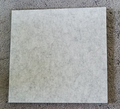 lot of 6 pcs Sound Absorbing Board Acoustic Gray Polyester Fiber 12″x 12″x0.5″