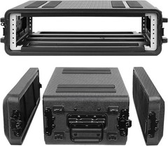 Rack Case 2U 4U 6U Space SHALLOW 11 Inch Deep, DJ Light Weight 19″ wide w Screws