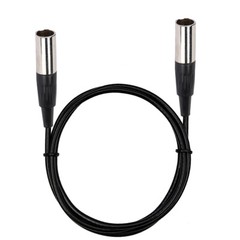 3-Pin Mini XLR Male to 3-Pin Mini XLR Male Lavalier Microphone Cable Mic Cord