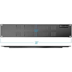 RKVENTED2U 2U Vented Rack Mount Panel 19 Inch Equipment Server 3.75×19 2 Pcs