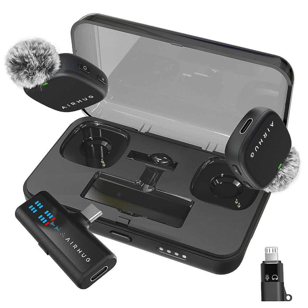 Mini Mic Pro Wireless Microphone for iPhone, iOS and Android Devices, Magneti…