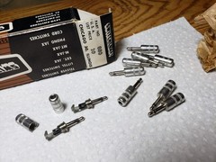10 NOS 1972 SWITCHCRAFT 880 0.101″ 2.5mm Male Mono Sub Mini Plug Solder Type VTG