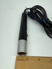3M Vintage Microphone Black Silver Wired With Stand Used