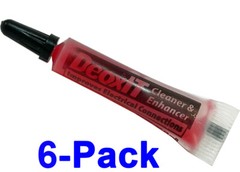 6 pack – FRESH STOCK CAIG LABS DeoxIT® 100% solution, 2mL Squeeze Tube D100L-2C