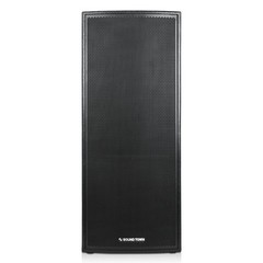 Sound Town Dual 15″ 2-Way Powered PA DJ Speaker, Class-D with DSP (CARME-215BPW)
