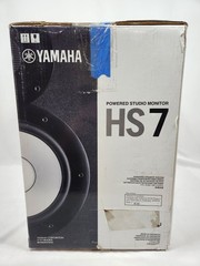 Yamaha HS7 6.5″ 2 Way Powered Active Studio Monitor Single Speaker In Box