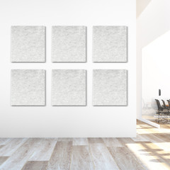 SilentPoly™ Dual-Tone Acoustic Panels 2×2 or 2×4 Sound Treatment Panel for Walls