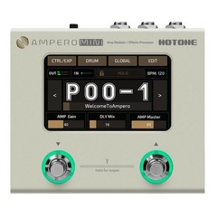 HOTONE Ampero Mini Compact Multi-Effects Guitar Pedal Stompbox Used