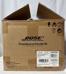 Bose FreeSpace Model 16 Wired Loudspeaker Black