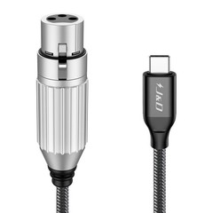 J&D USB C to XLR Microphone Audio Cable, Braided C Female 3.3 Feet
