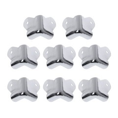8PCS Speaker Corner Protective Angle Cabinet Metal Music Instrument Guitar