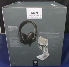 AKG Pro Audio Podcaster Essentials Kit, Lyra USB-C Microphone & K371 Headphones