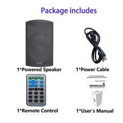 15″ 2-Way Active PA Bluetooth Speaker 4000W Peak Powered TWS Audio DJ Speaker
