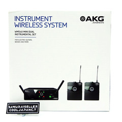 AKG 2 channel B band wireless system WMS40 PRO MINI2 INSTRUMENTAL SET DUAL New